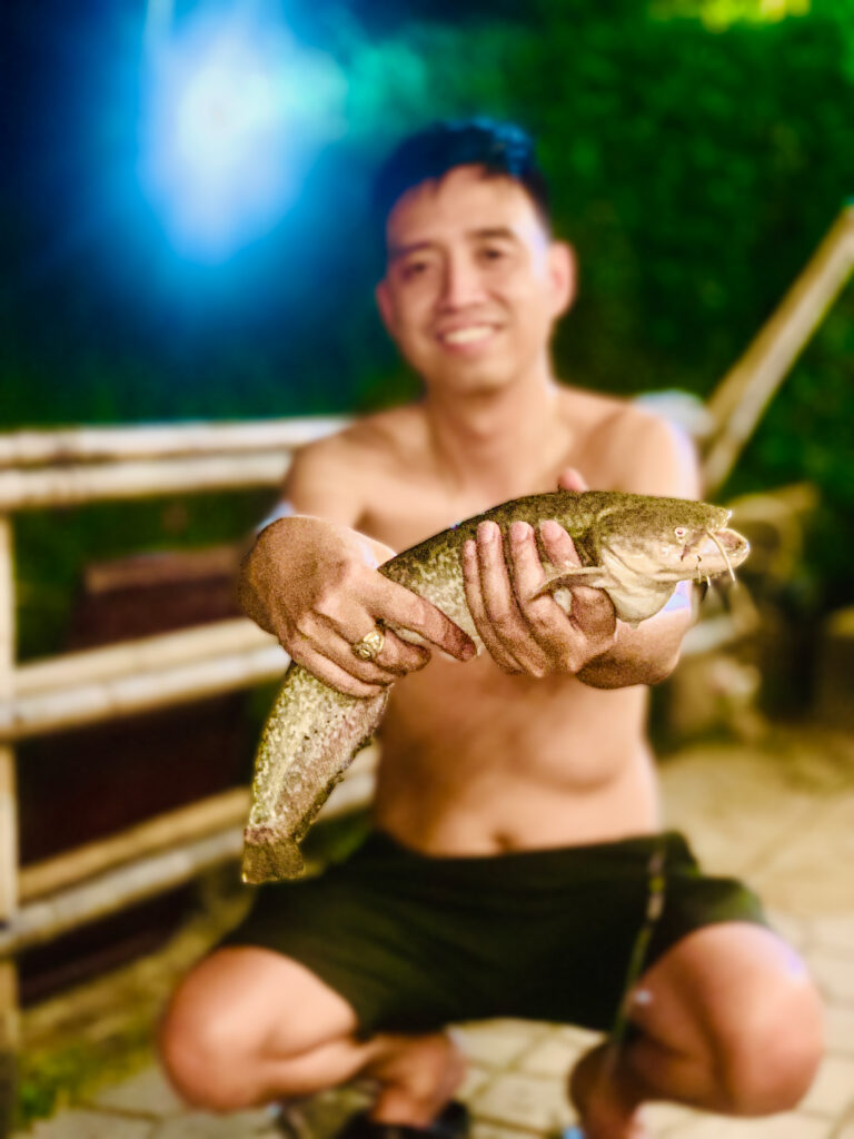 dịch vụ câu cá miễn phí tại SushiHouse Homestay